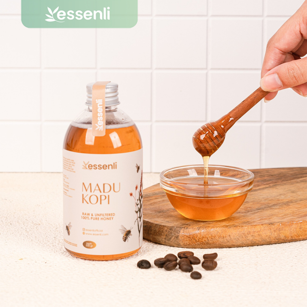 

ESSENLI Madu Kopi Murni Asli Raw Honey