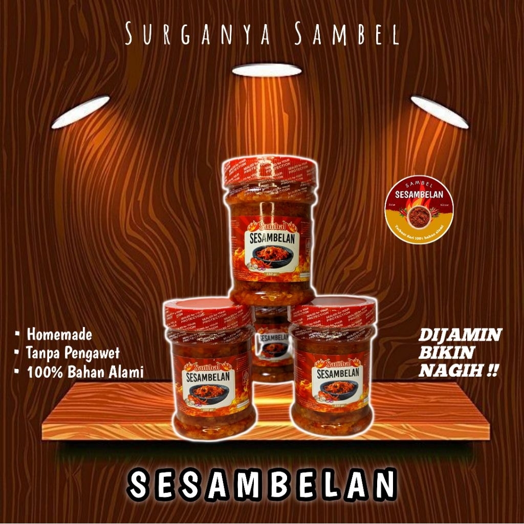 

SAMBEL CUMI/SAMBEL BABY CUMI/SAMBEL PETE/SAMBEL AYAM SUWIR/SAMBEL MATAH/SAMBEL BAWANG/SAMBEL TERASI/EXTRA PEDAS/ by SESAMBELAN