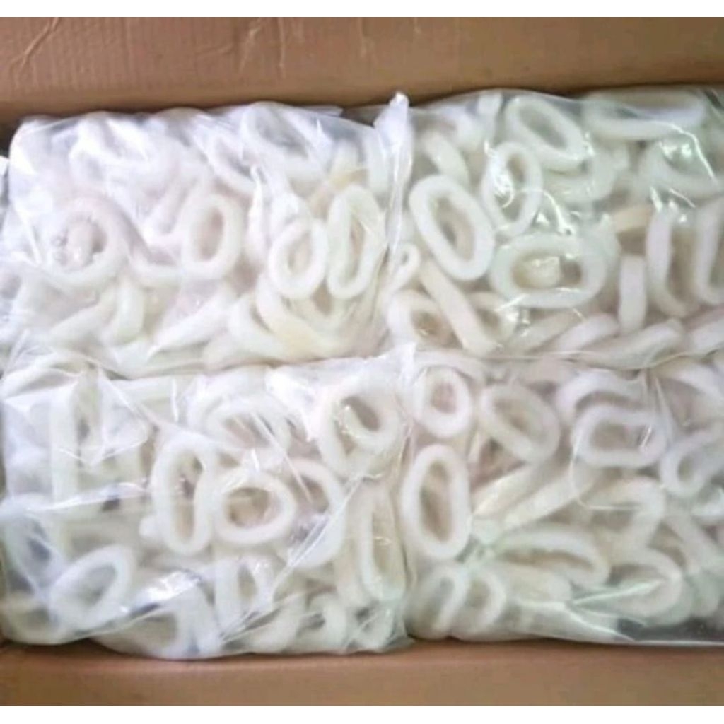 

Cumi Ring 1 Kg Frozen Cumi Calamari