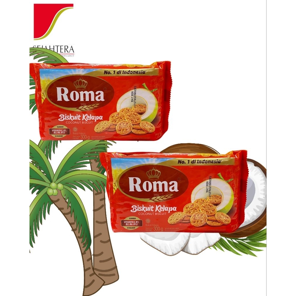 

ROMA Biscuit Kelapa 300gr