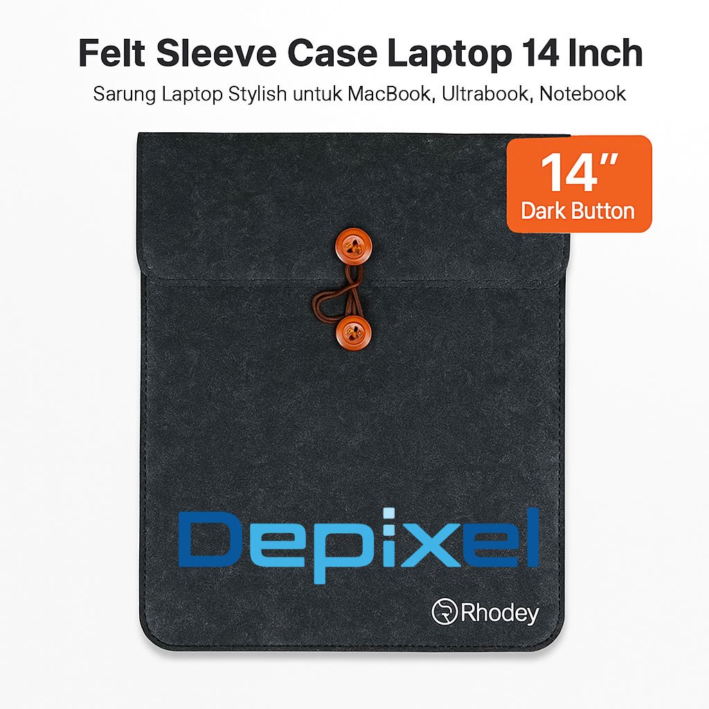 Felt Sleeve Case Laptop 14 Inch – Sarung