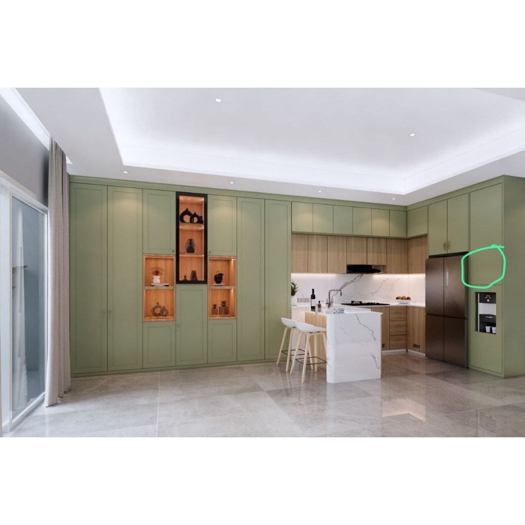 Custom Kitchen Set Aluminium