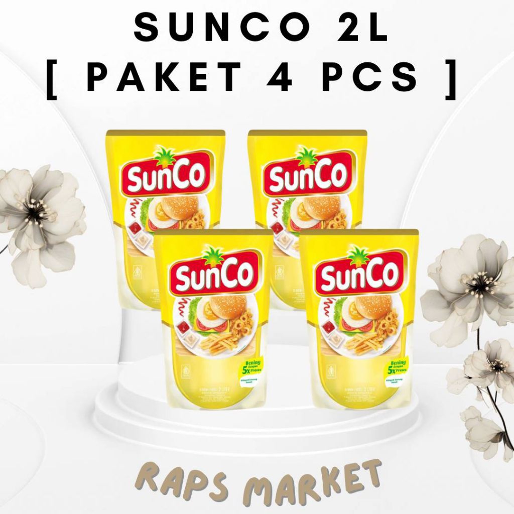

[Paket 4Pcs] Sunco Minyak Goreng 2L