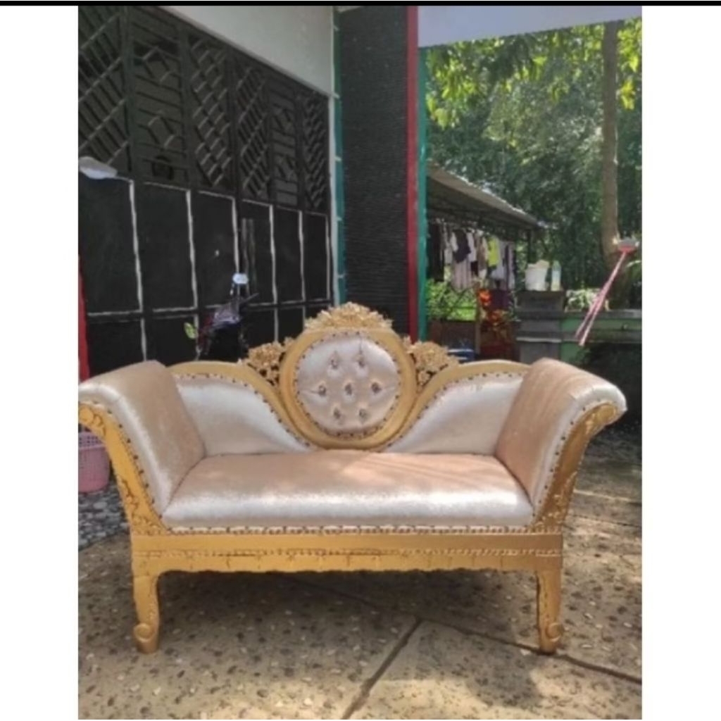 Sofa Pelaminan Modern Kayu Jati Sofa Pelaminan Pengantin Kayu Jati