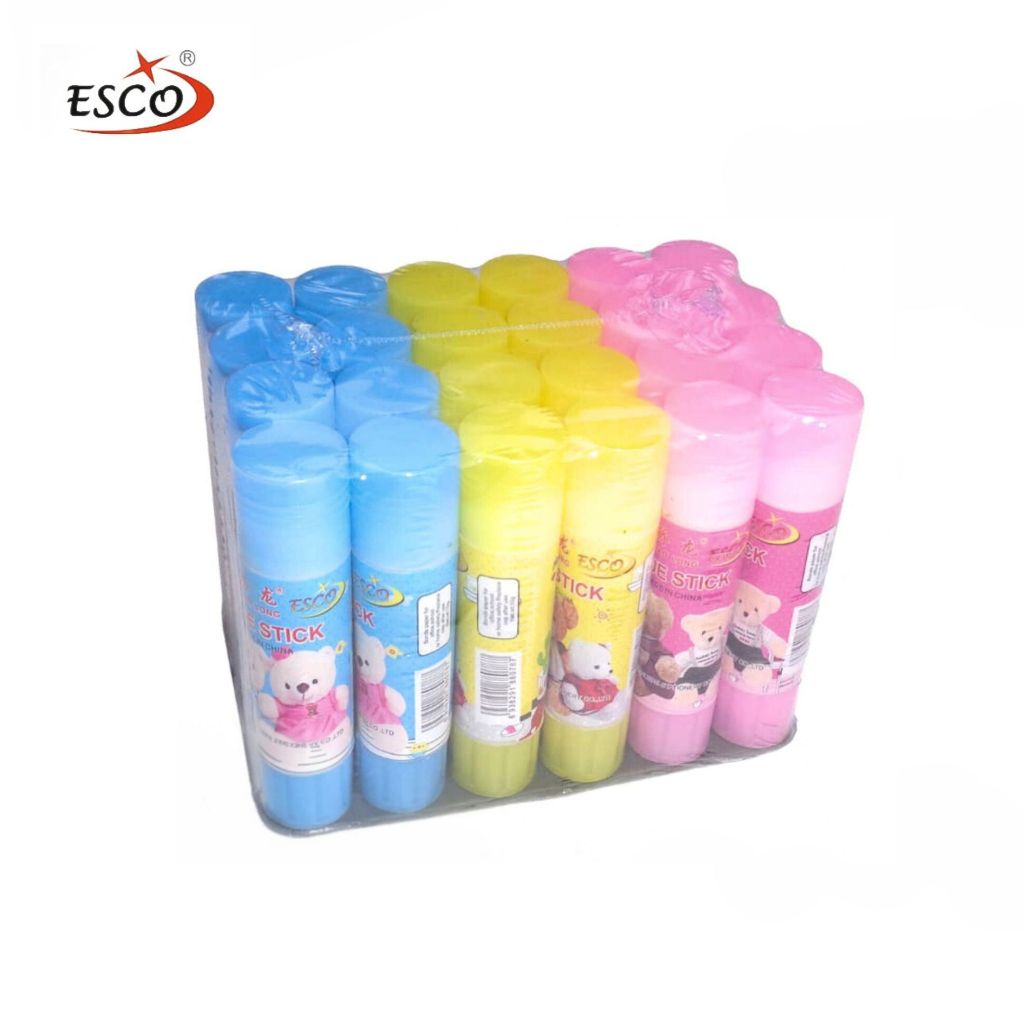 

1 PAK / 24 Pcs Glue Stick Esco Fancy ES-7018