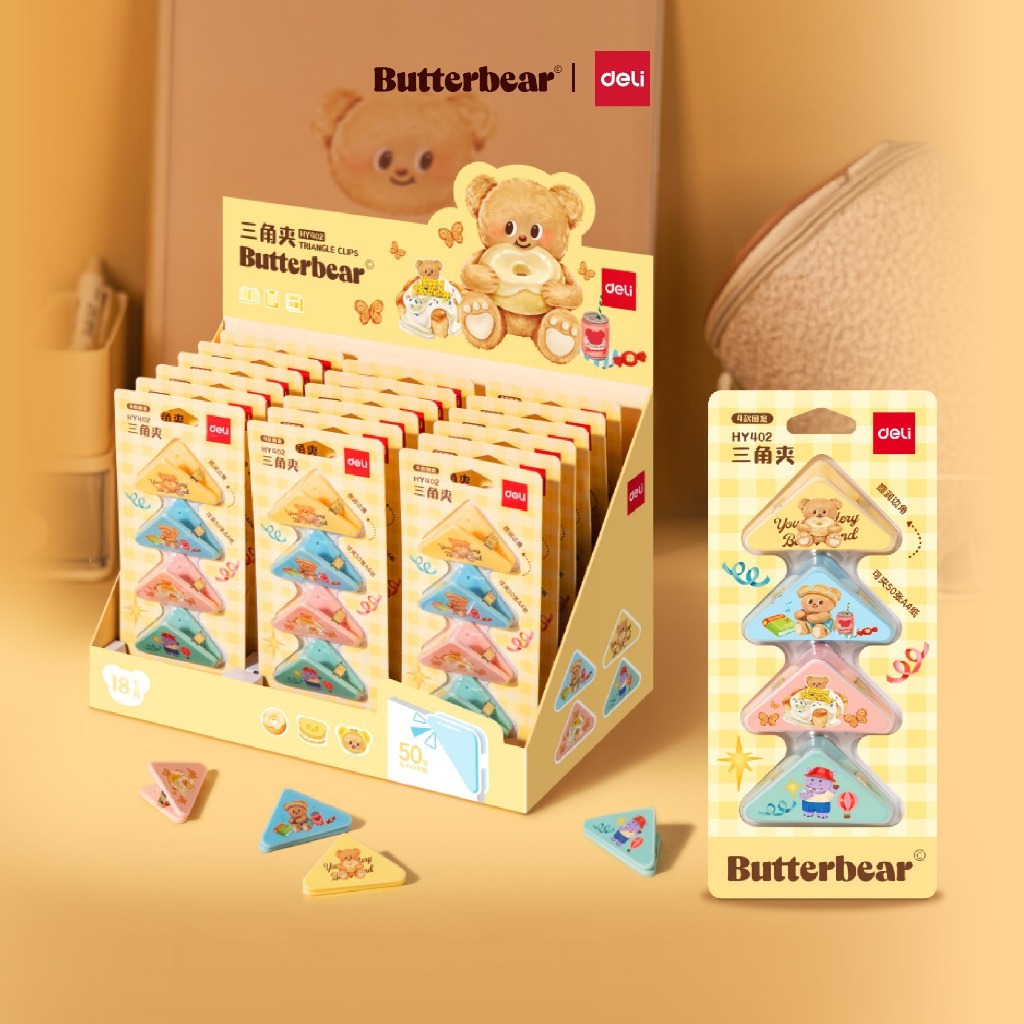 

TBMO DELI BUTTERBEAR TRIANGLE CLIP ISI 4 HY402 - OC