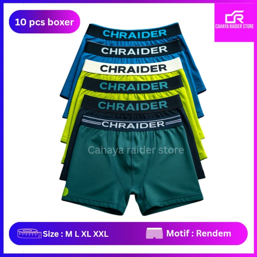 Celana dalam pria boxer isi 10 pcs
