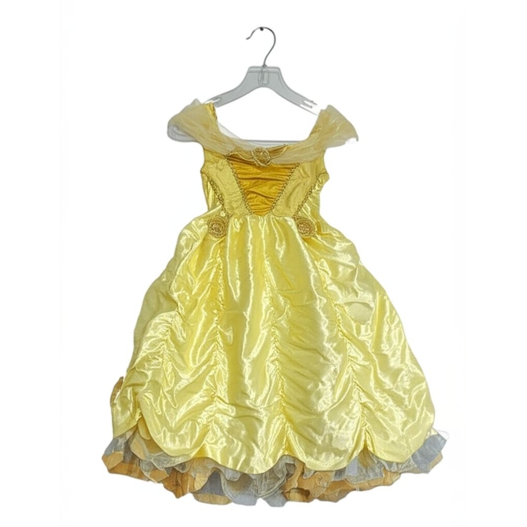 Gaun Anak princess Belle prelove