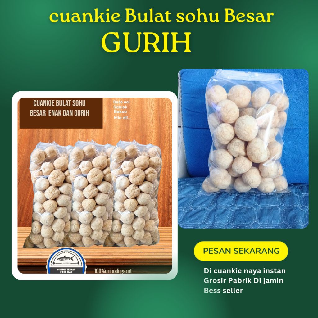 

Cuanki bulat sohu besar isi 50pcs freekardus