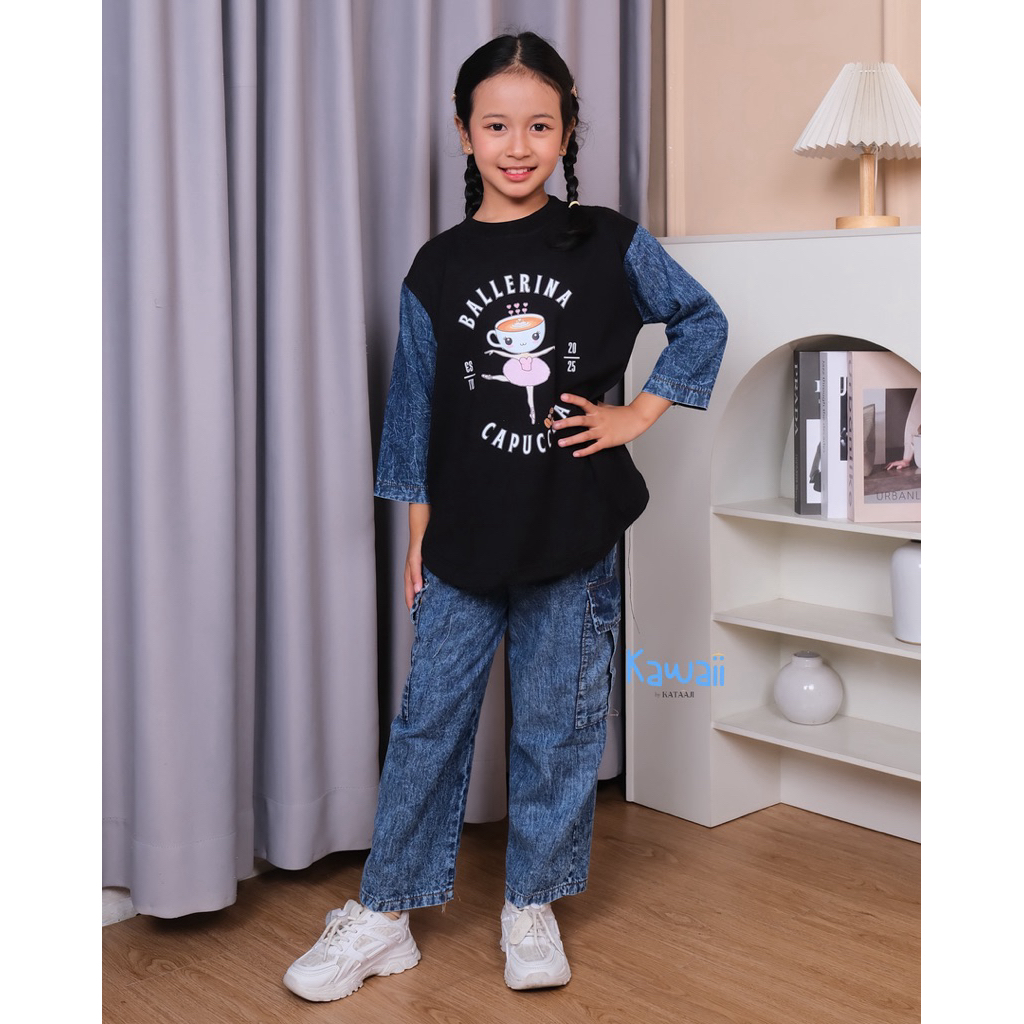 kwaii-kaos anak-ballerina capucina