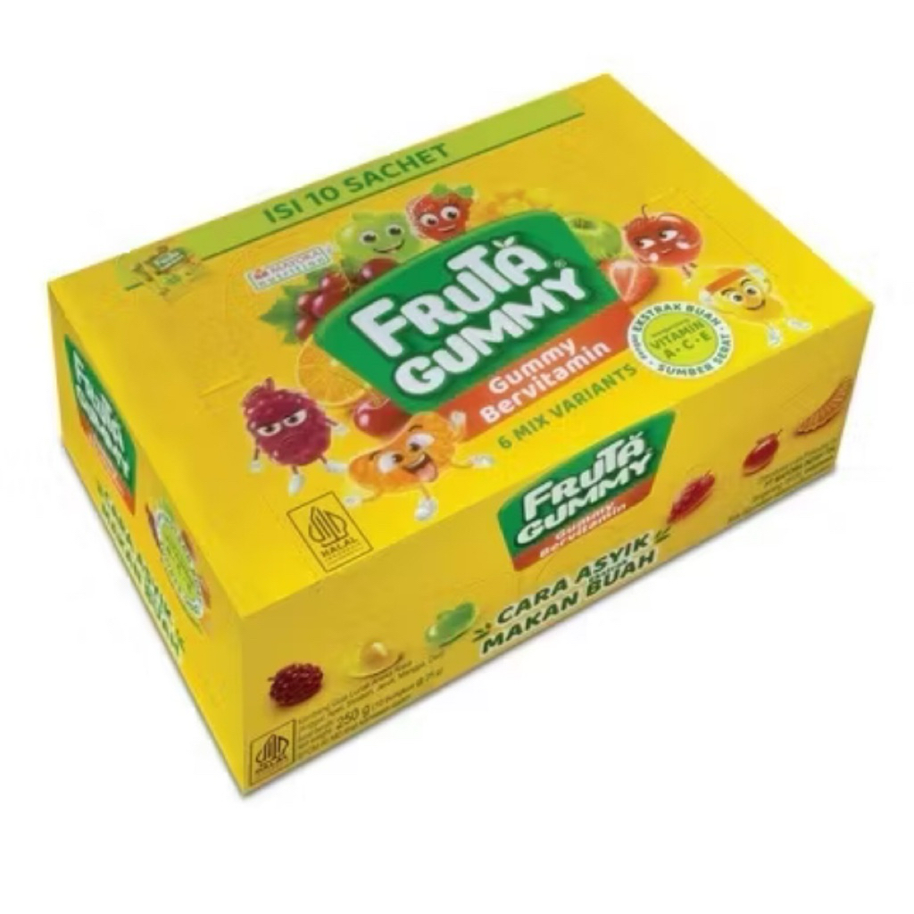 

Fruta Gummy 1 box isi(10pcs)/Harga Grosir