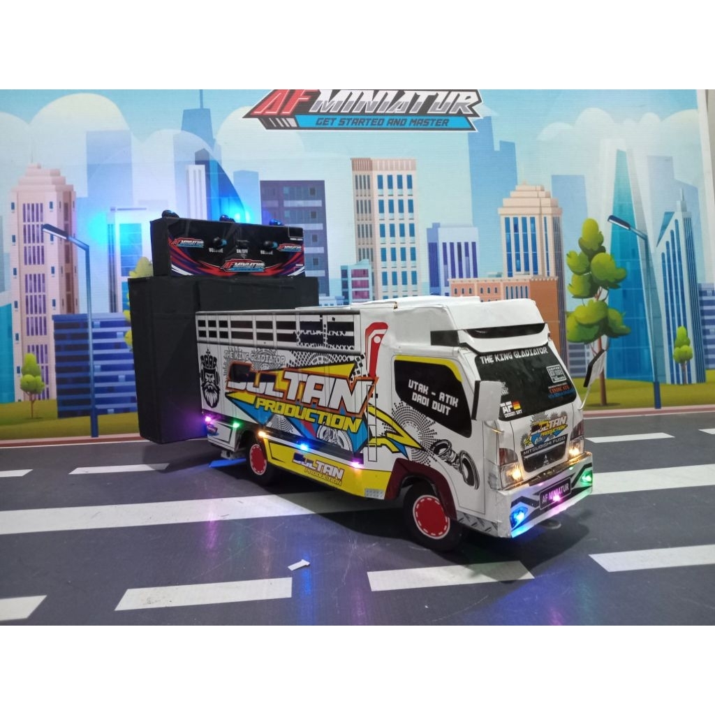 TERMURAH MINIATUR TRUK SOUND SYSTEM/MINIATUR SOUND SYSTEM BREWOG/MINIATUR TRUCK OLENG