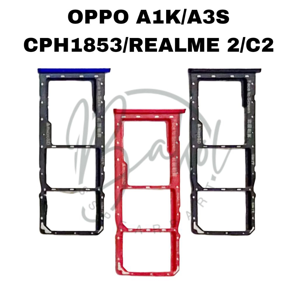 SIMTRAY/SLOT SIM/TEMPAT KARTU REALME C2 / REALME 2