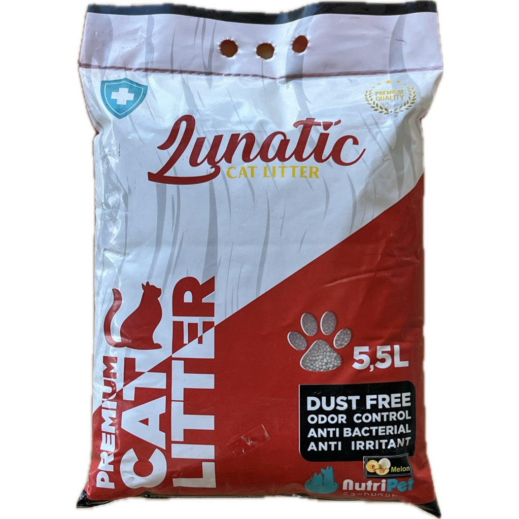 LUNATIC CAT LITTER - Pasir Kucing Gumpal Premium 5,5 L