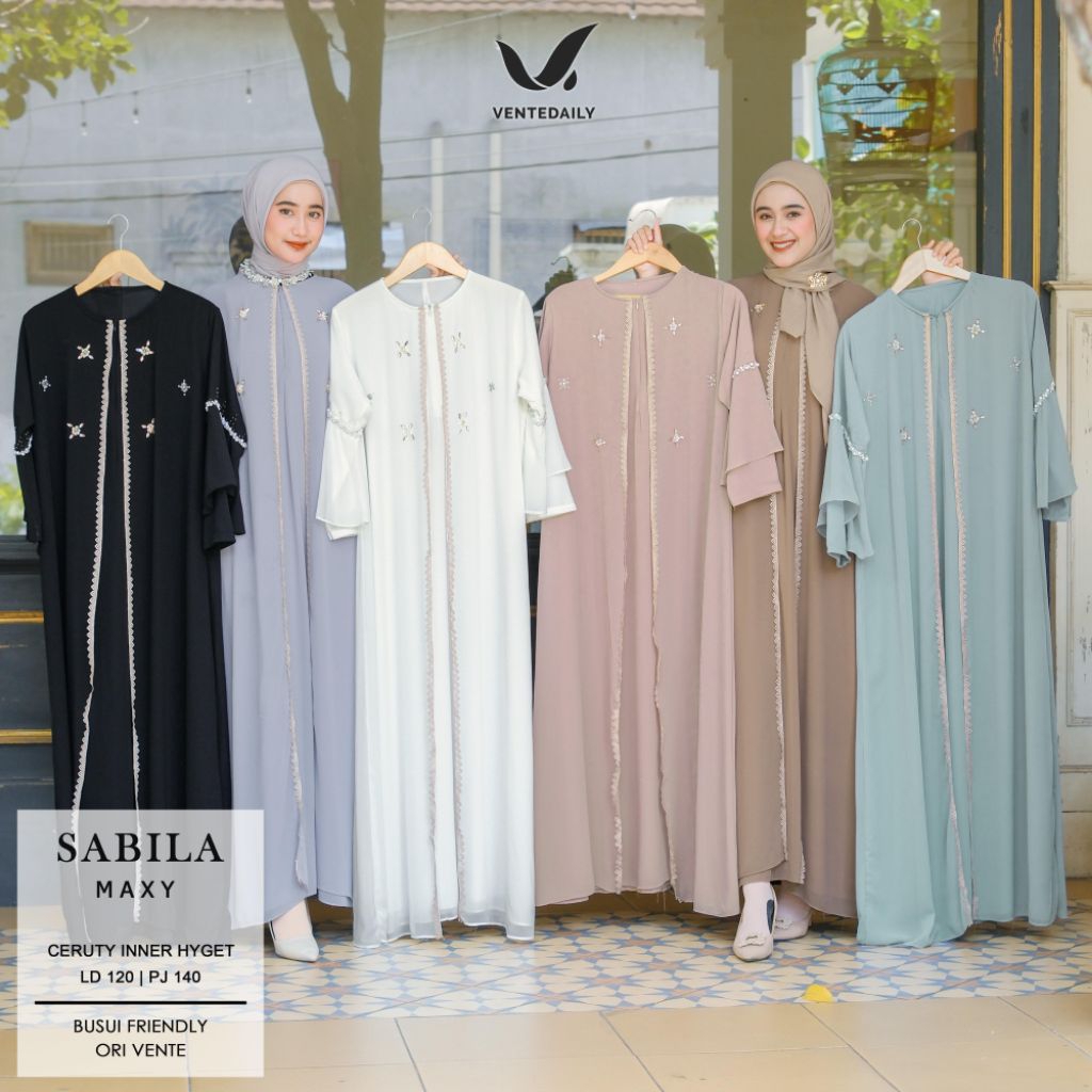 SABILA MAXY BY VENTE DAILY GAMIS CERUTY LD 120 JUMBO GAMIS KONDANGAN PREMIUM