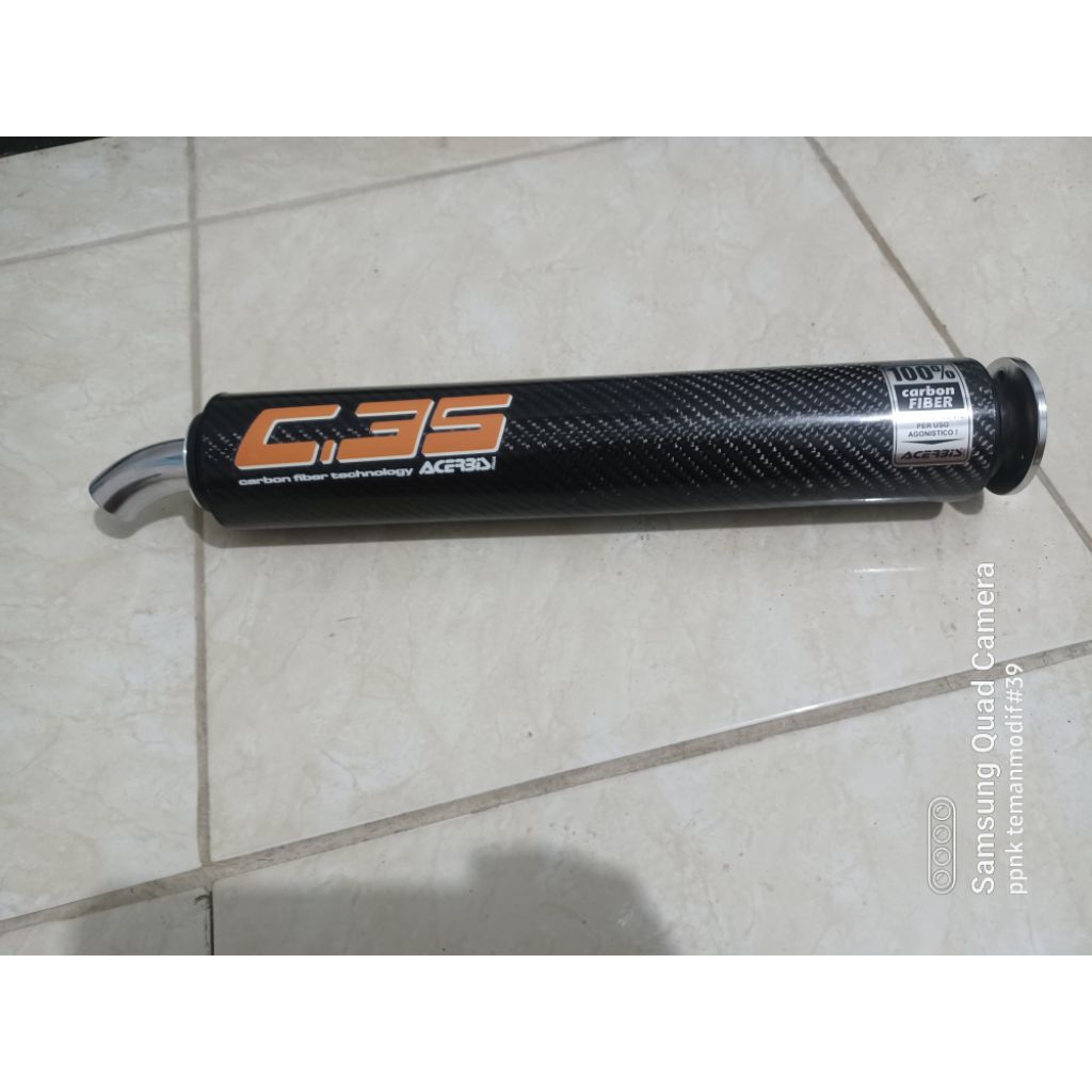 Silencer Acerbis carbon c35 33cm