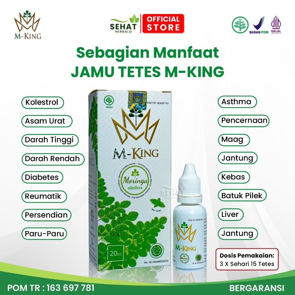 

Jamu Tetes MKing - Moringa King - Jamu Tetes Daun Kelor - Jamu Stroke - Jamu Miom - Jamu Benjolan - Jamu Diabetes Melitus