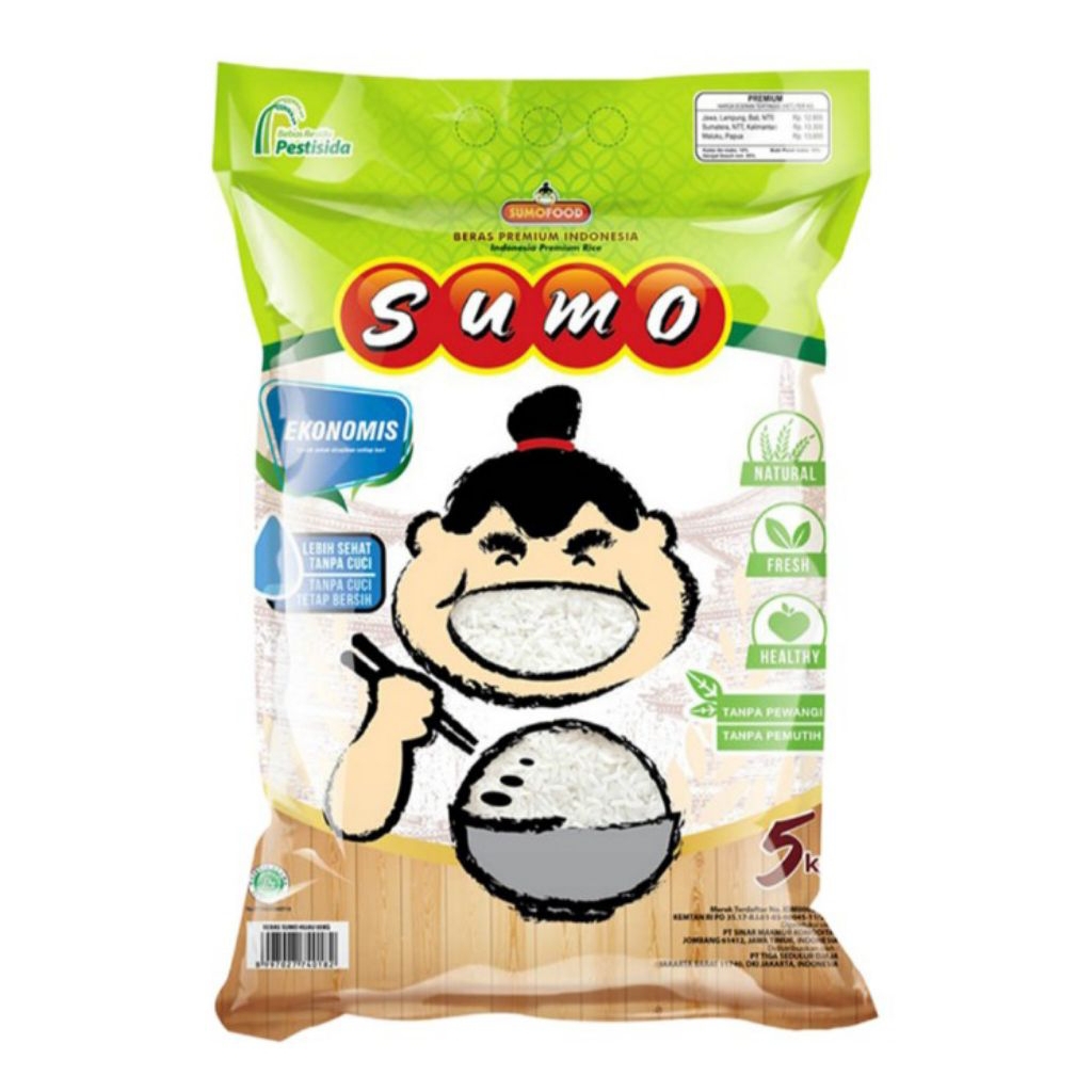 

Sumo Beras Premium Kemasan Hijau 5 kg