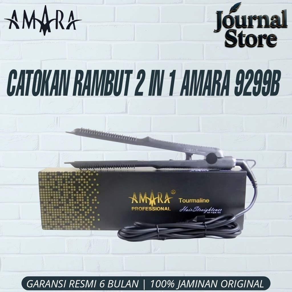 Catokan Catok Rambut AMARA 2 in 1 Tipe 9299B 100% Original Alat Keriting Rambut AM9299B