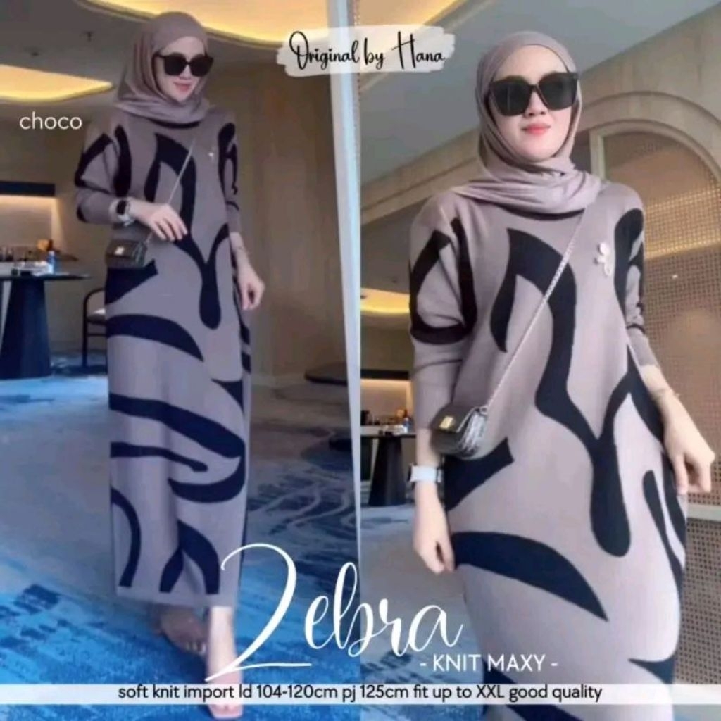 KINAN MAXY DRESS RAJUT TUNIK PANJANG PREMIUM