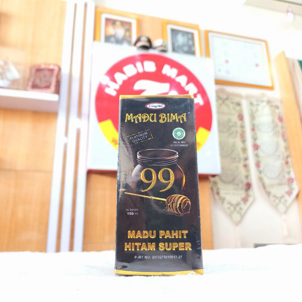 

Madu Bima 99 Madu Pahit Hitam Super 150ml – Herbal Alami untuk Stamina, Lambung & Gula Darah