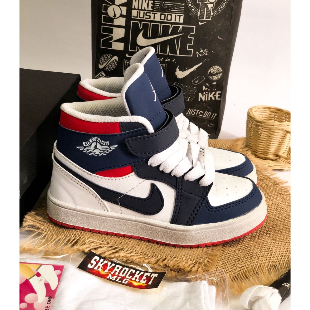 KODE R19A JORDAN KIDS NAVY LIST NAVY SEPATU ANAK KEKINIAN