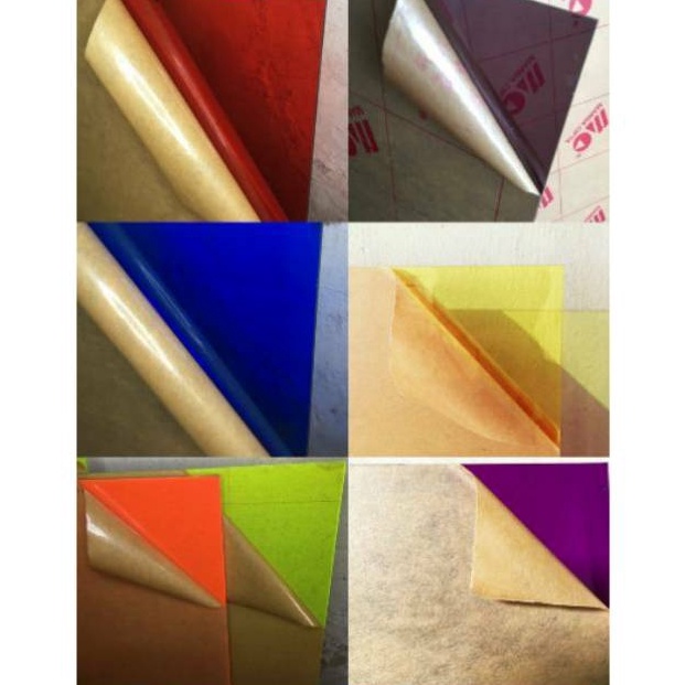 

KODE I53I Acrylic Akrilik lembaran 2mm ukuran 92x45cm warna transparan