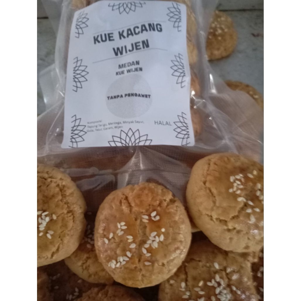 

Kue Kacang Wijen / Kue Kacang / Chui Kao So / Kue Kering Isi 10 Pcs