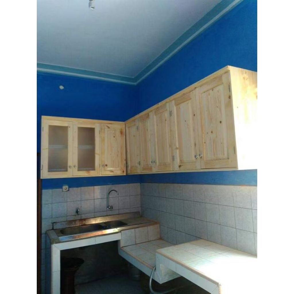 cicenset dapur/rak piring/lemari dapur/rak serbaguna kayu jati belanda minimalis