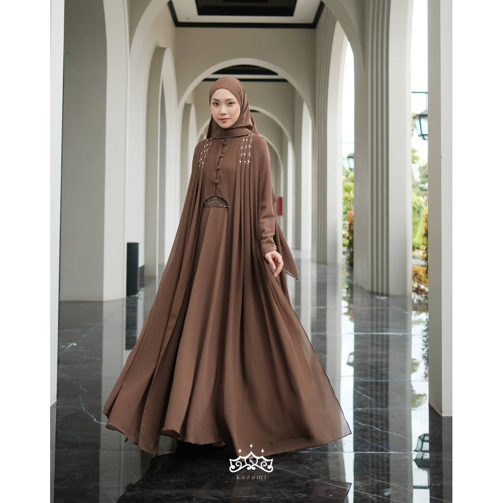 READY STOCK ORI KAZAMI STORE ABAYA HANEEN (kazami store) - gamis kazami