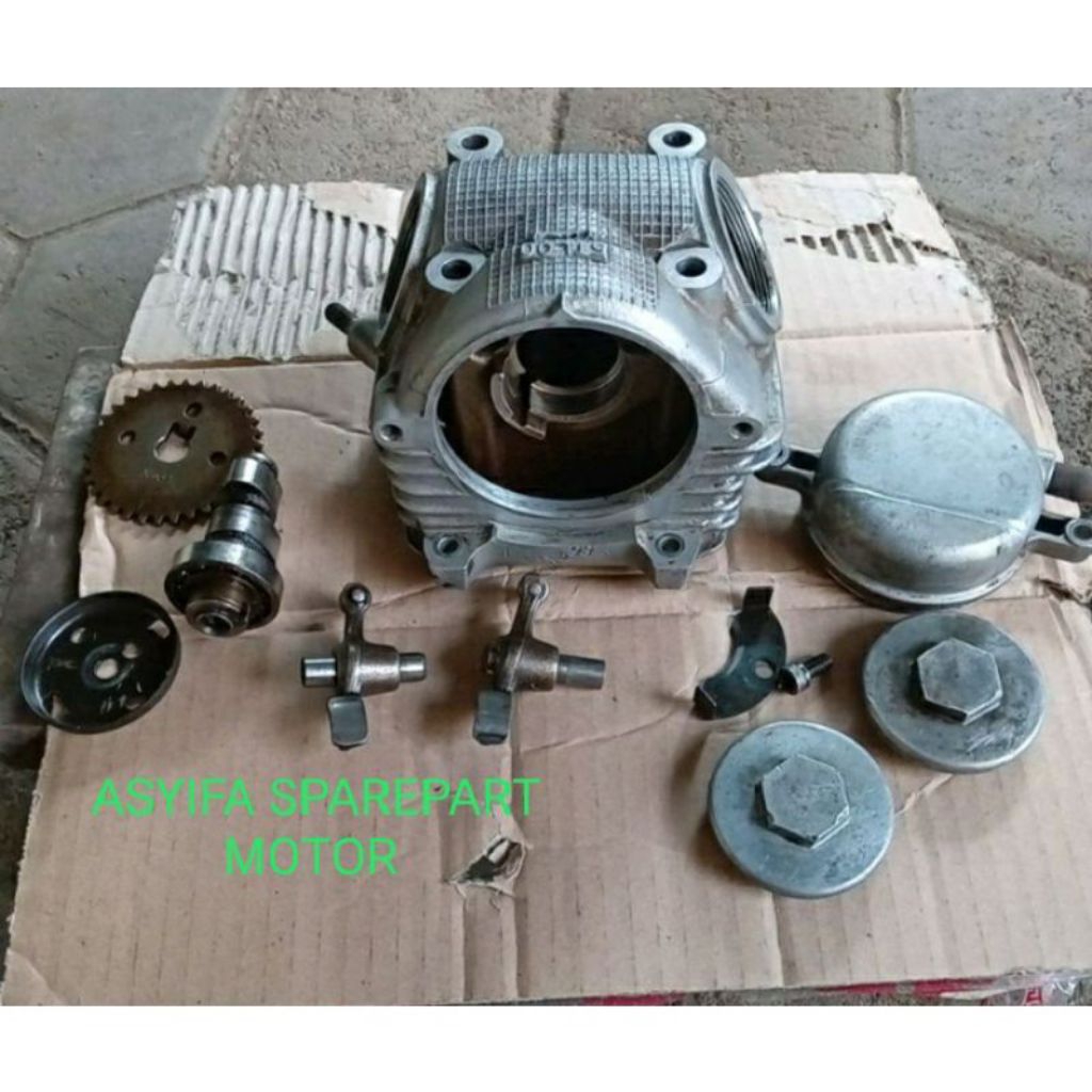 cylinder head/blok head full set isian yamaha mio sporty mio smile mio soul karburator fino karburat