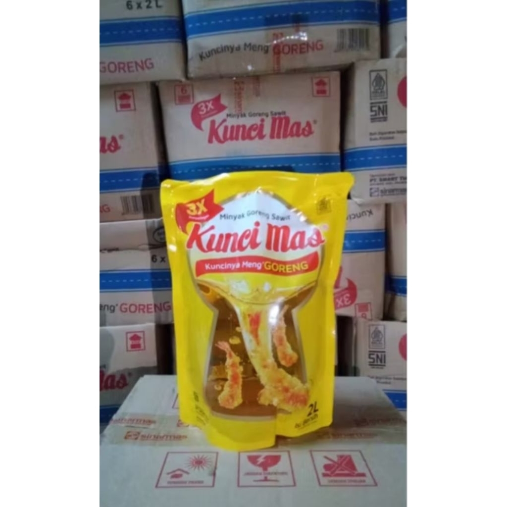 

Minyak goreng kunci mas 2Lx6(1 karton)