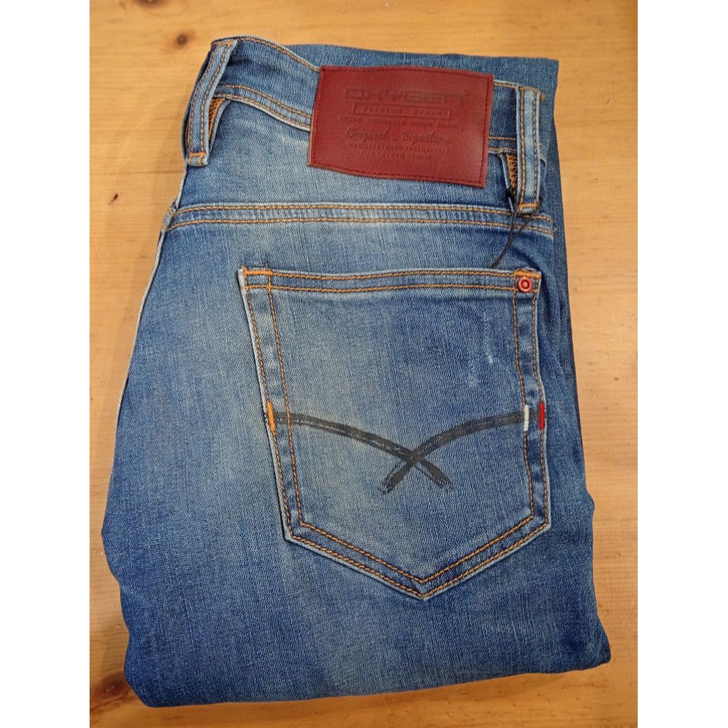 Celana Jeans Pria Oxygen Denim Original Slim Fit Stretch 706-517031