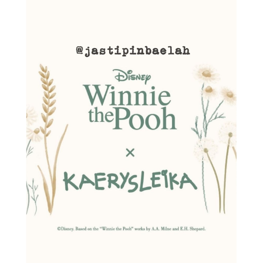 [PELUNASAN] Kaerysleika X Winnie the Pooh : Keychain Lanyard Scarf Totebag Pillow Homewear