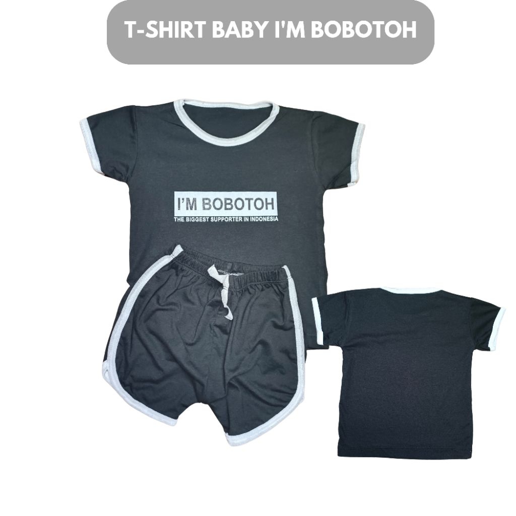T-SHIRT  I'M BOBOTOH KAOS ANAK PERSIB BAJU BAYI