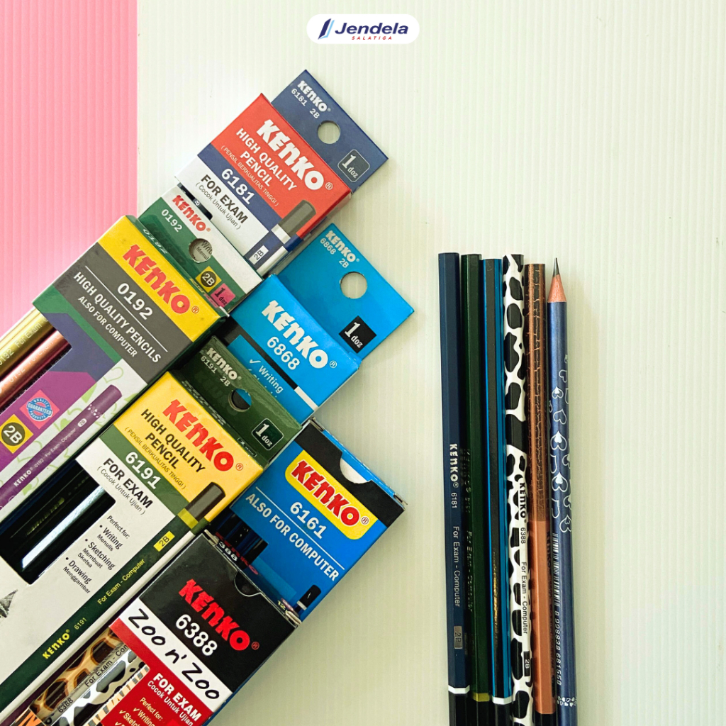 

(1 PAK ISI 12) Pensil 2B Kenko 1 Pack - ATK