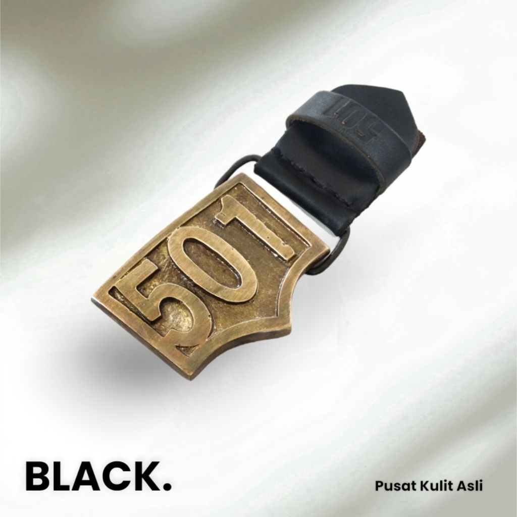 gesper Kepala ikat pinggang pria 100% kuningan