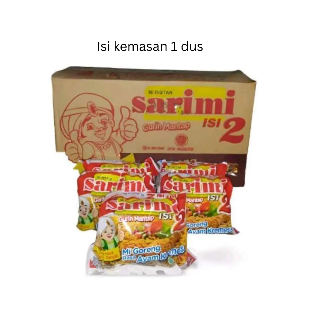

Mie Instan Sarimi Ayam Kremes – Double Pack (2 Bungkus) 125g