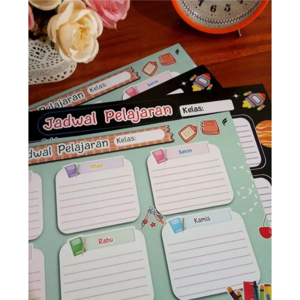 

LEMBAR JADWAL PELAJARAN 01