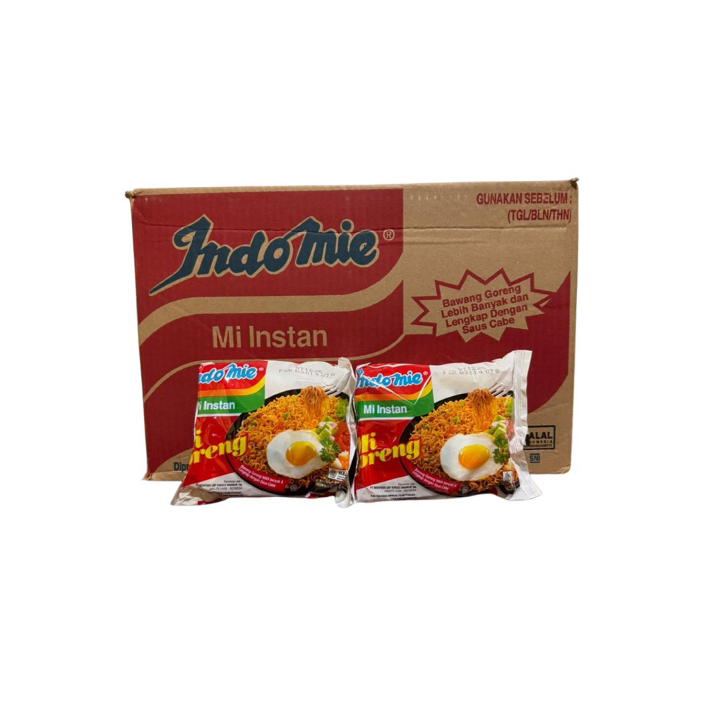 

Indomie goreng 1 dus (isi 40 pcs)