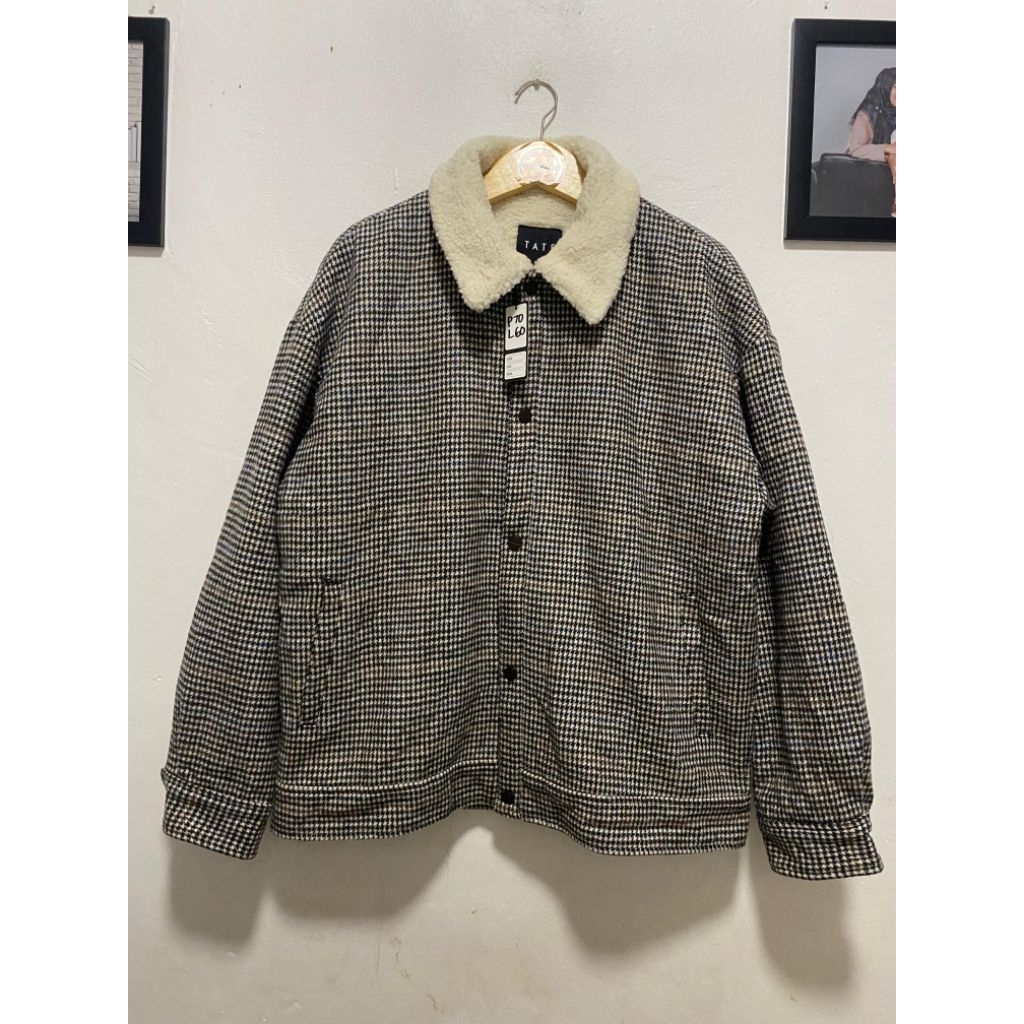 jaket casua wooll sherpa by. TATE