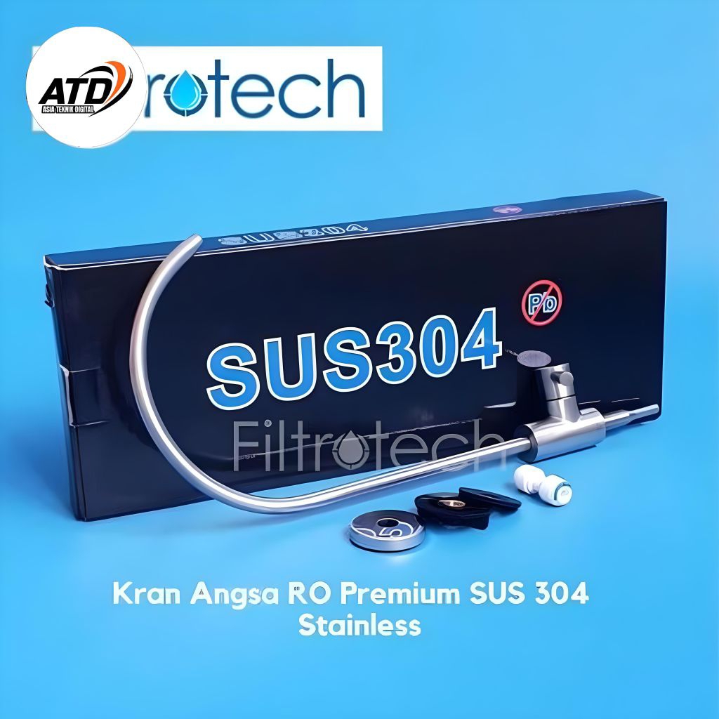 Faucet Filter RO Keran Angsa Stainless SUS 304 Premium Keran