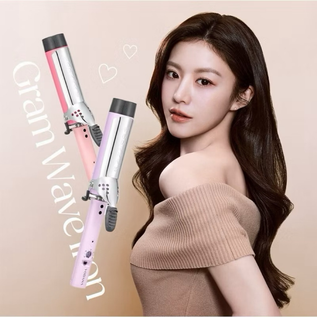 Preloved VODANA iron GLAMWAVE CURLING 36mm curling iron