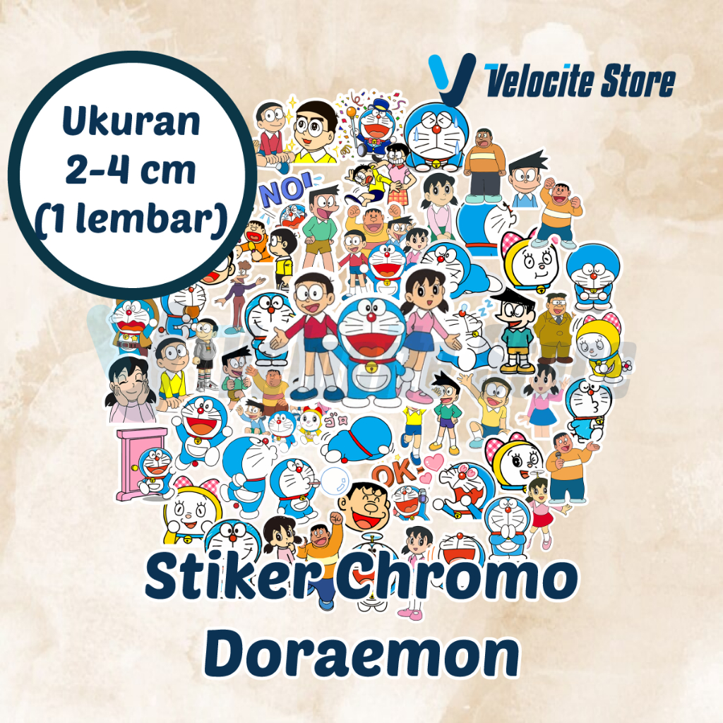 

Stiker Chromo Anime Doraemon Ukuran 2-4 cm (1 lembar)