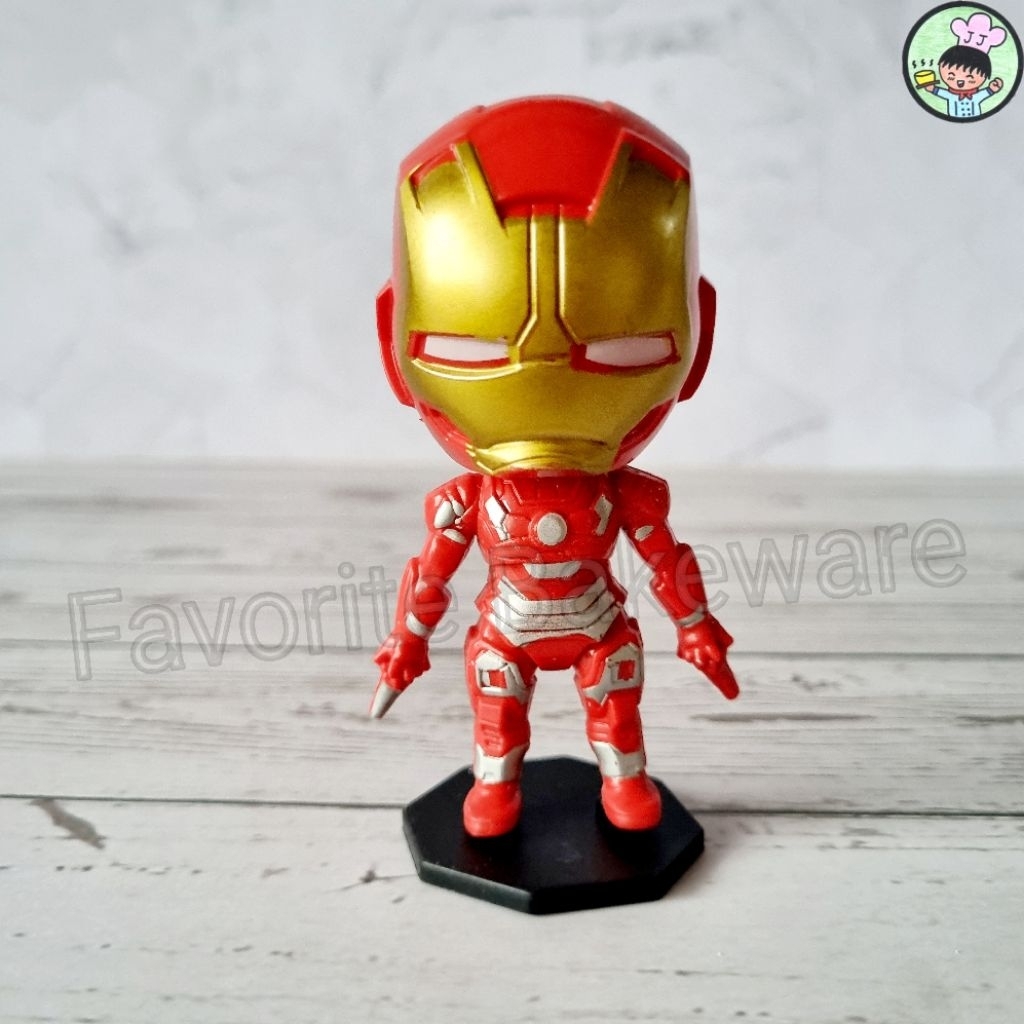 Topper Cake Birthday Hiasan Kue Tart Ulang Tahun Iron Man Avenger Avengers Ironman