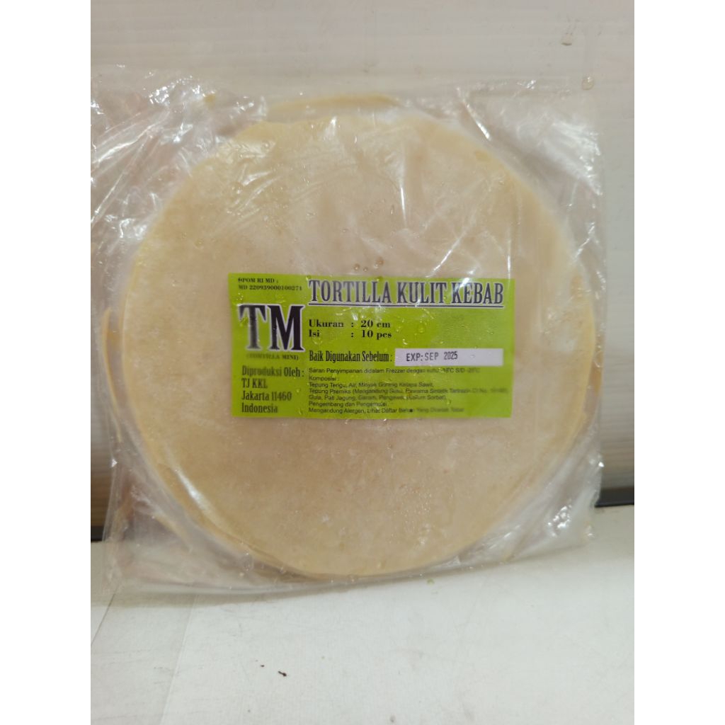 

TORTILLA kulit kebab 20cm 10s