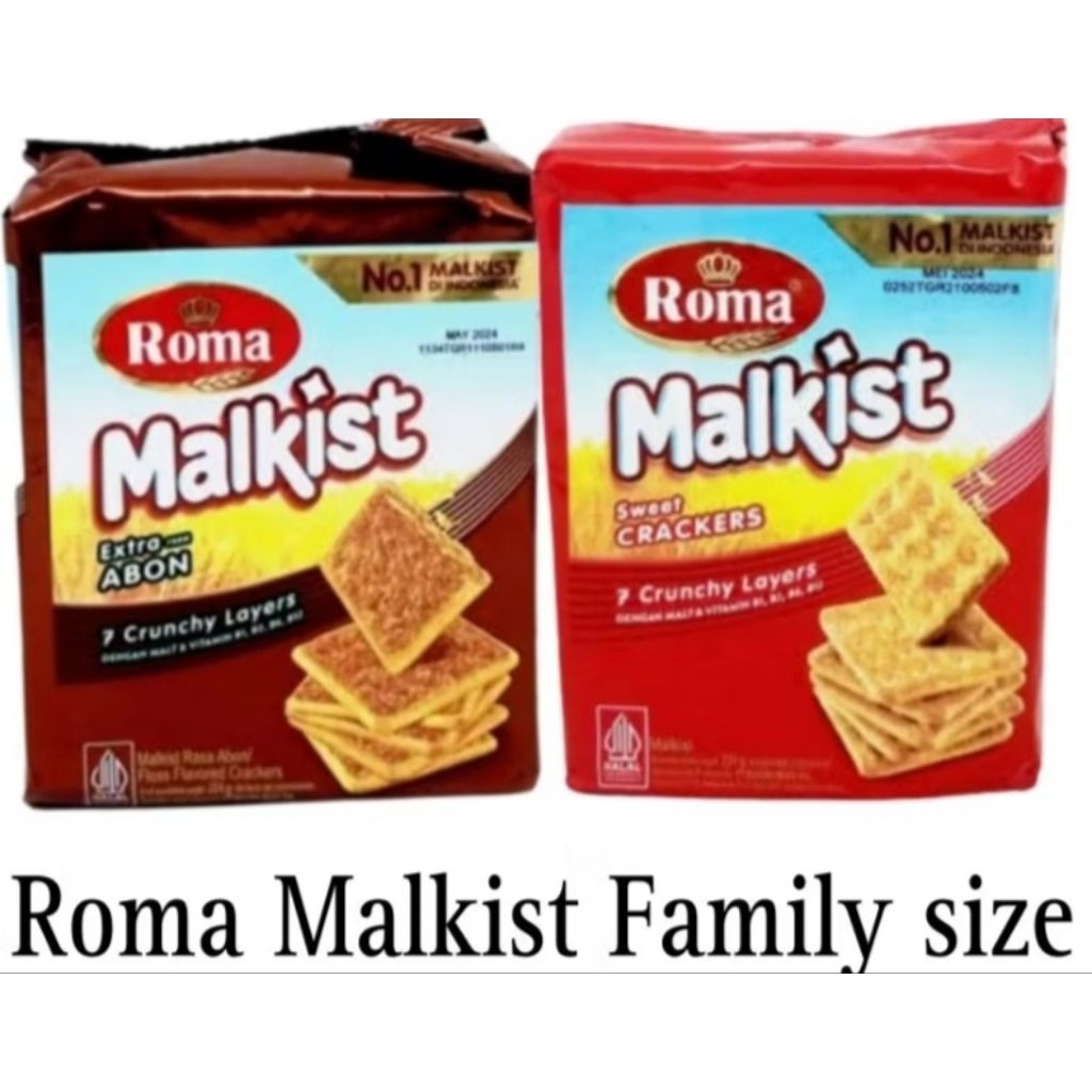 

Roma malkist / biskuit Roma rasa abon kelapa kopyor sweet crackers