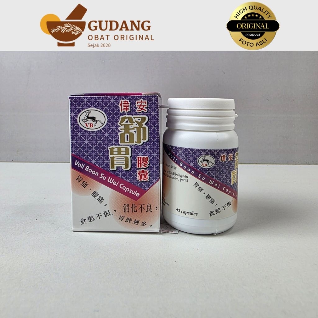Vall Boon Su Wei Capsule - Untuk Sakit Lambung/Gerd