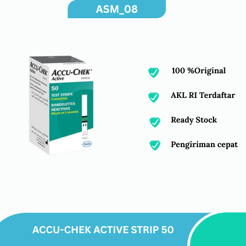 Accu-Chek Active Strip Tes Gula Darah Alat AccuChek/AccuCheck Active