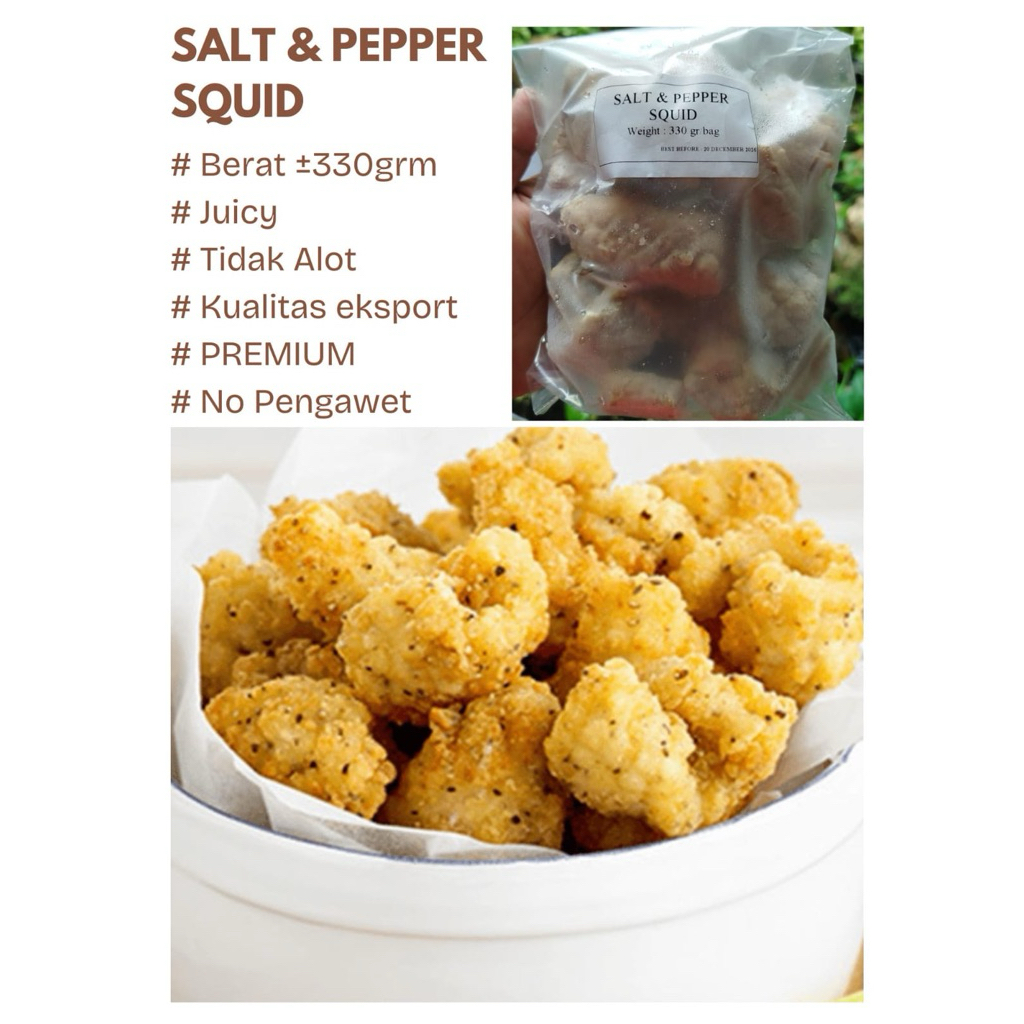 

Salt n Pepper Squid (Cumi)